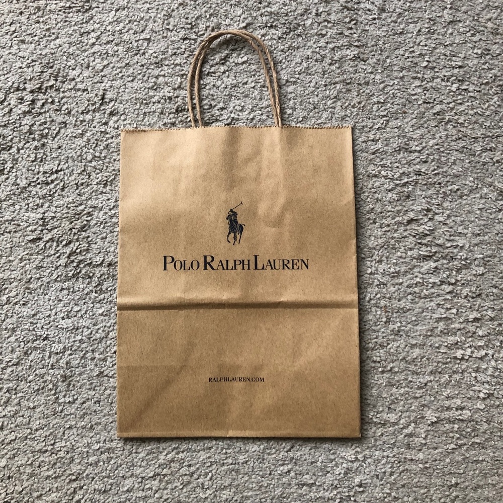 Ralph Lauren Paper Shopping Bag.